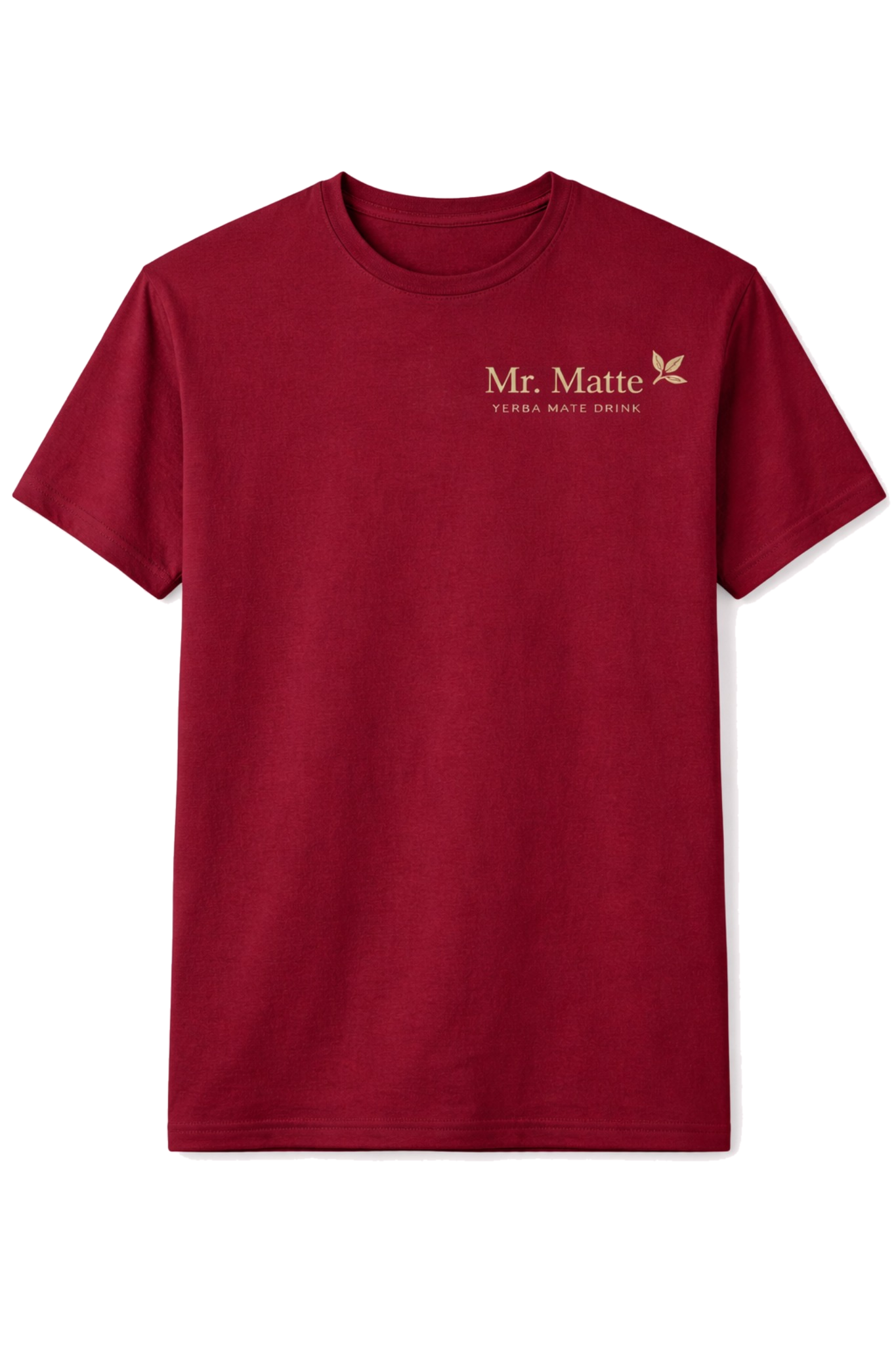 We Mate T-Shirt Bordeaux front